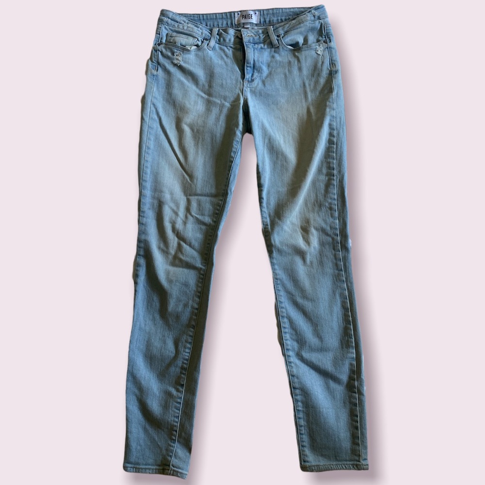 PAIGE Verdugo Ultra Skinny Distressed